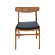 Pillow kit for Hans J. Wegner's CH23 chair. Black leather (6) - Deszine Talks